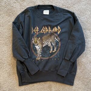 Abercrombie Grey Graphic Sweater